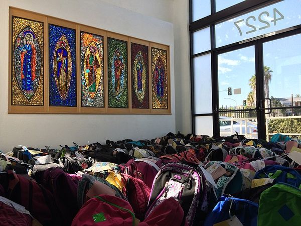 KPBS: Backpacks Help San Diego Refugees Head Back To School