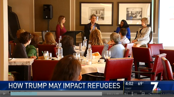 NBC 7 San Diego: Humanitarian Groups Discuss Impact of Election on Refugees