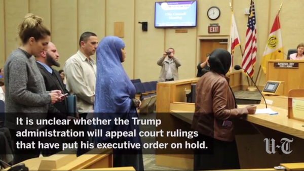 The San Diego Union-Tribune: San Diego to Fight Trump's Refugee Travel Ban