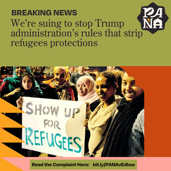 PANA Sues to Protect Refugees