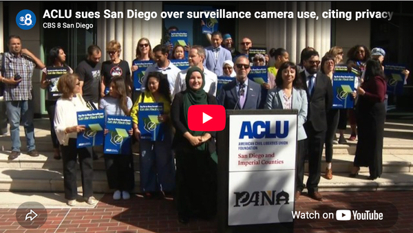 ACLU sues San Diego over surveillance camera use, citing privacy violations