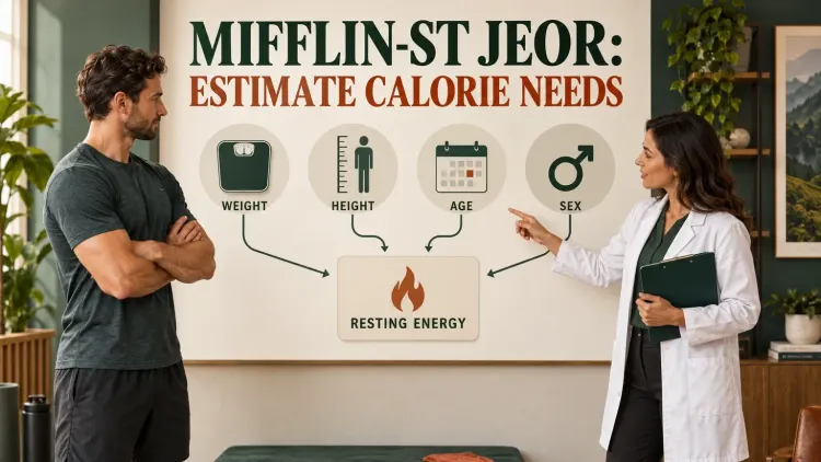Dietitian explains how weight, height, age and sex are used to estimate resting energy needs.