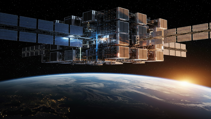 Data center in space