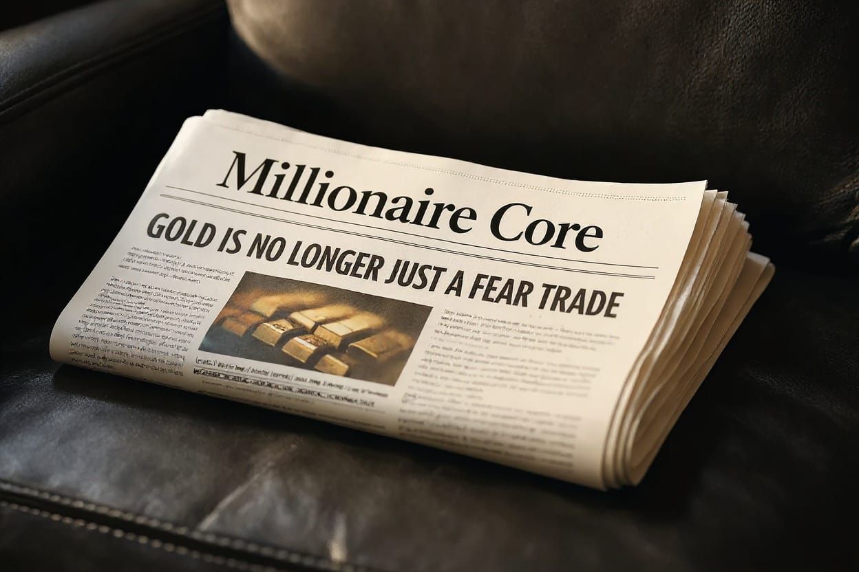 Gold Is No Longer Just a Fear Trade