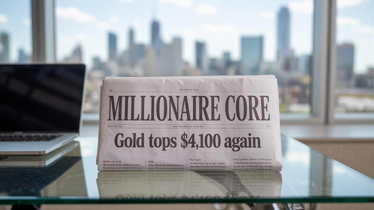 Gold Just Crossed $4,100 Again. It's Not Celebrating.