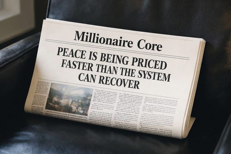 Peace Is Being Priced Faster Than the System Can Recover
