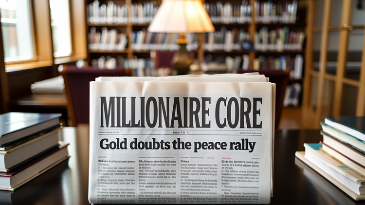 Stocks Had Their Best Quarter in Years. Gold Isn't Buying the Peace Story.