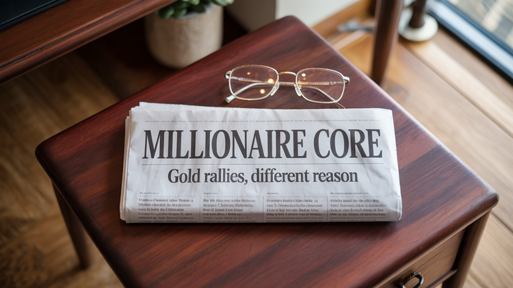 Gold Is Near $4,300 Again. This Time It's Not Fear Driving It.