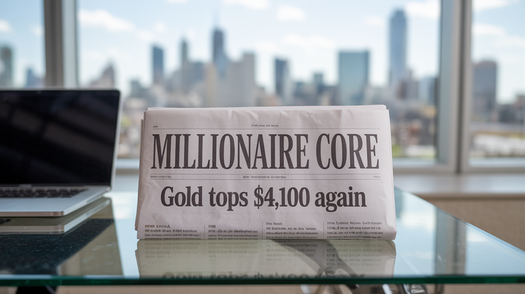 Gold Just Crossed $4,100 Again. It's Not Celebrating.