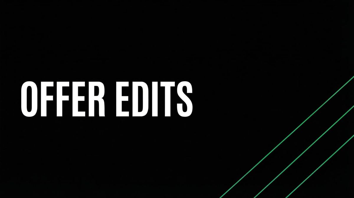 Introducing Offer Edits