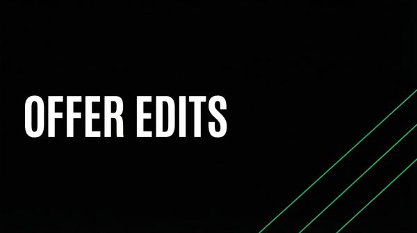 Introducing Offer Edits