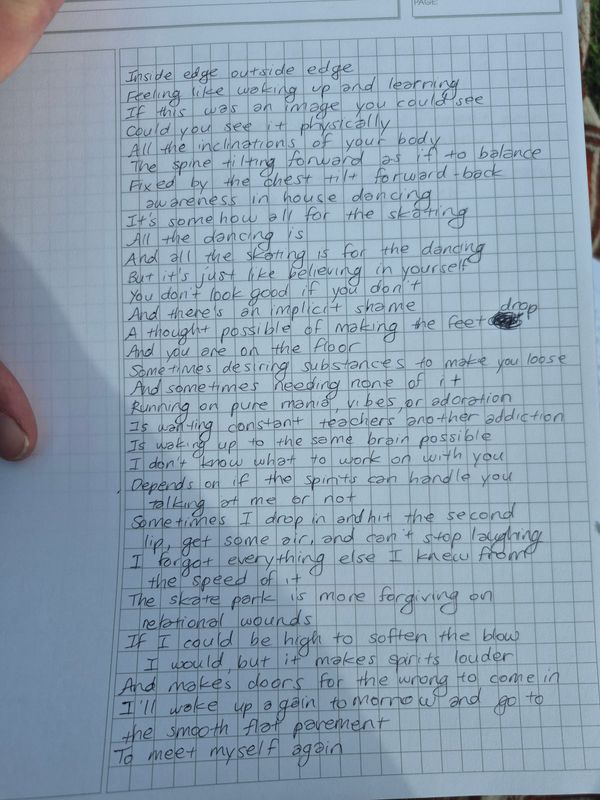 260525 Transmission of writing at the lake