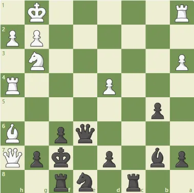 Dacha Tactics #28 - Max Euwe shows faith in light golden bishop.