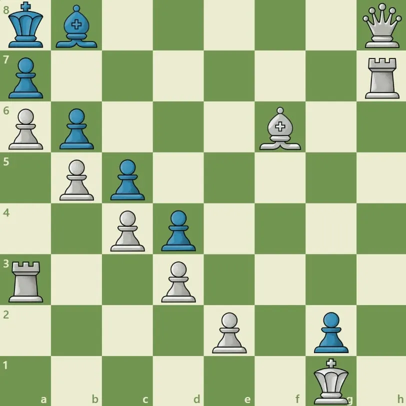 Dacha Tactics #137 - Finding the Light Pathway (Mate in 2)