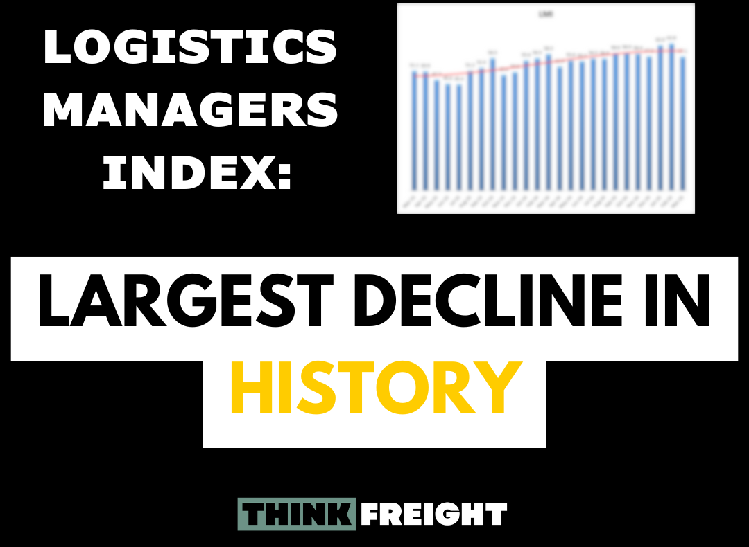 🚚 Largest Decline In History