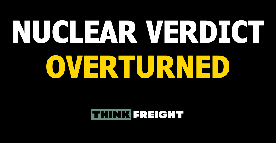 🚚 Verdict Overturned