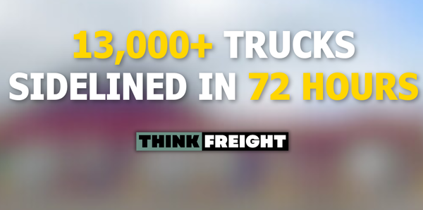 🚚 13,000 Trucks Sidelined In 72 Hours