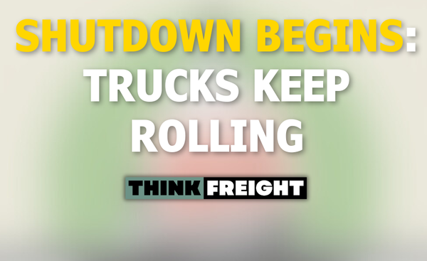 🚚 Shutdown Begins: Trucks Keep Rolling