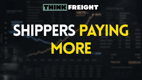 🚚 Shippers Paying More