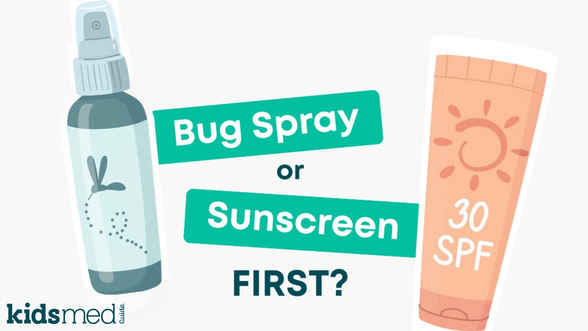 Bug Spray Or Sunscreen First? What Parents Need To Know