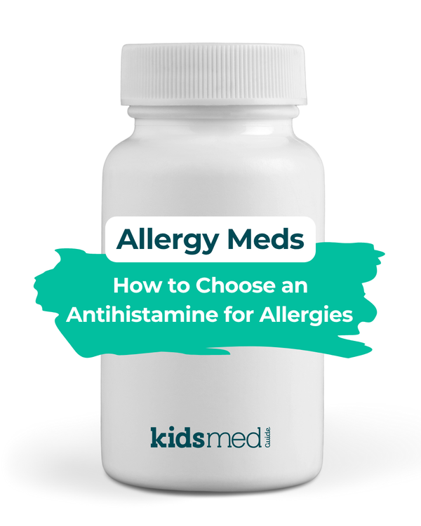 Allergy Meds: How to Choose an Antihistamine for Allergies title written across a blank medicine bottle