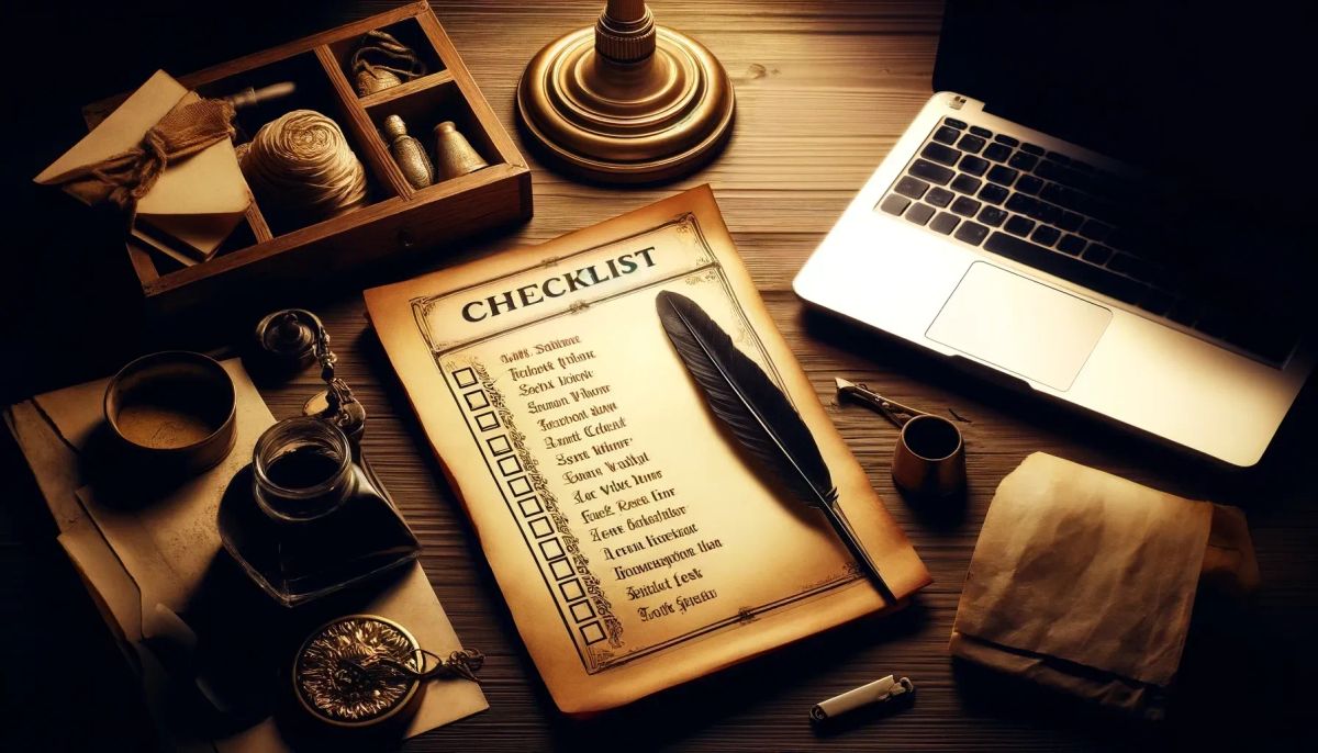 Правила составления чек-листа