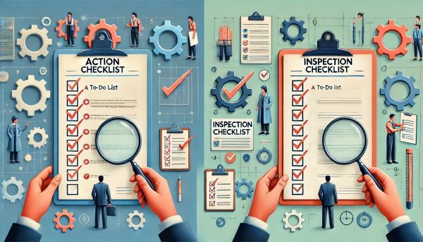 Виды чек-листов. Чек-листы действий и инспекционные чек-листы