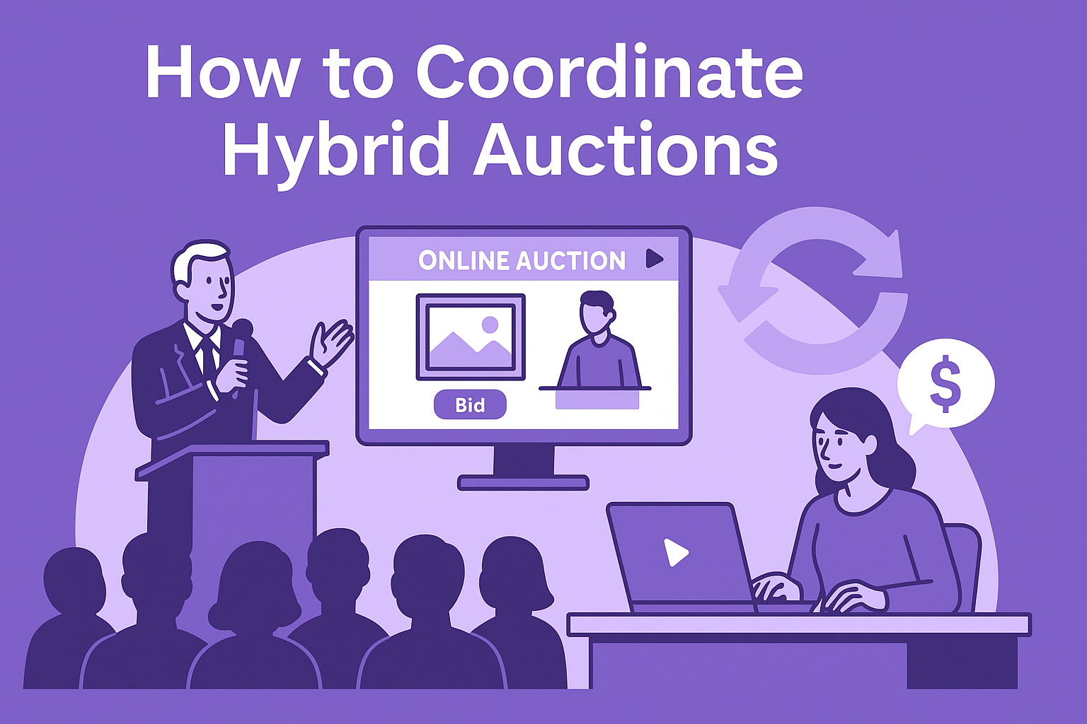 How to Coordinate Hybrid In-Person and Online Auctions with CharityAuctions