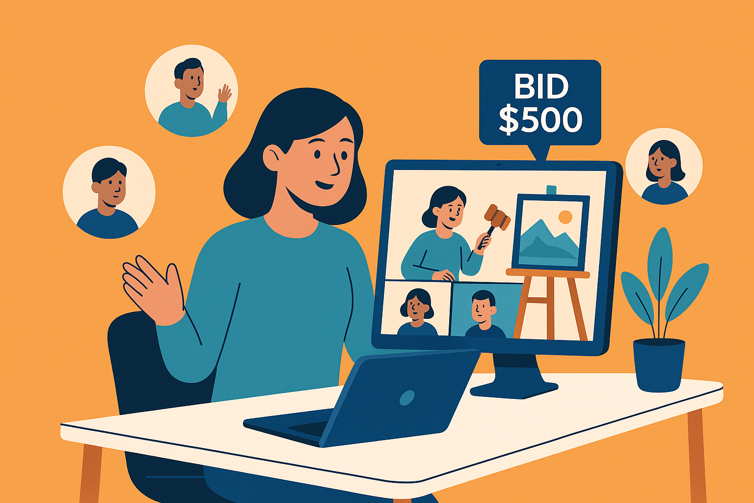 Which Platforms Offer Virtual Event Hosting Alongside Auctions?