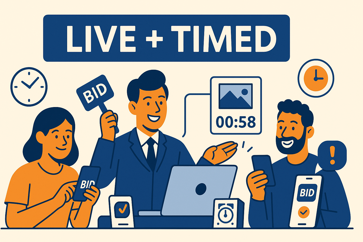 Solutions for Managing Live and Timed Auctions
