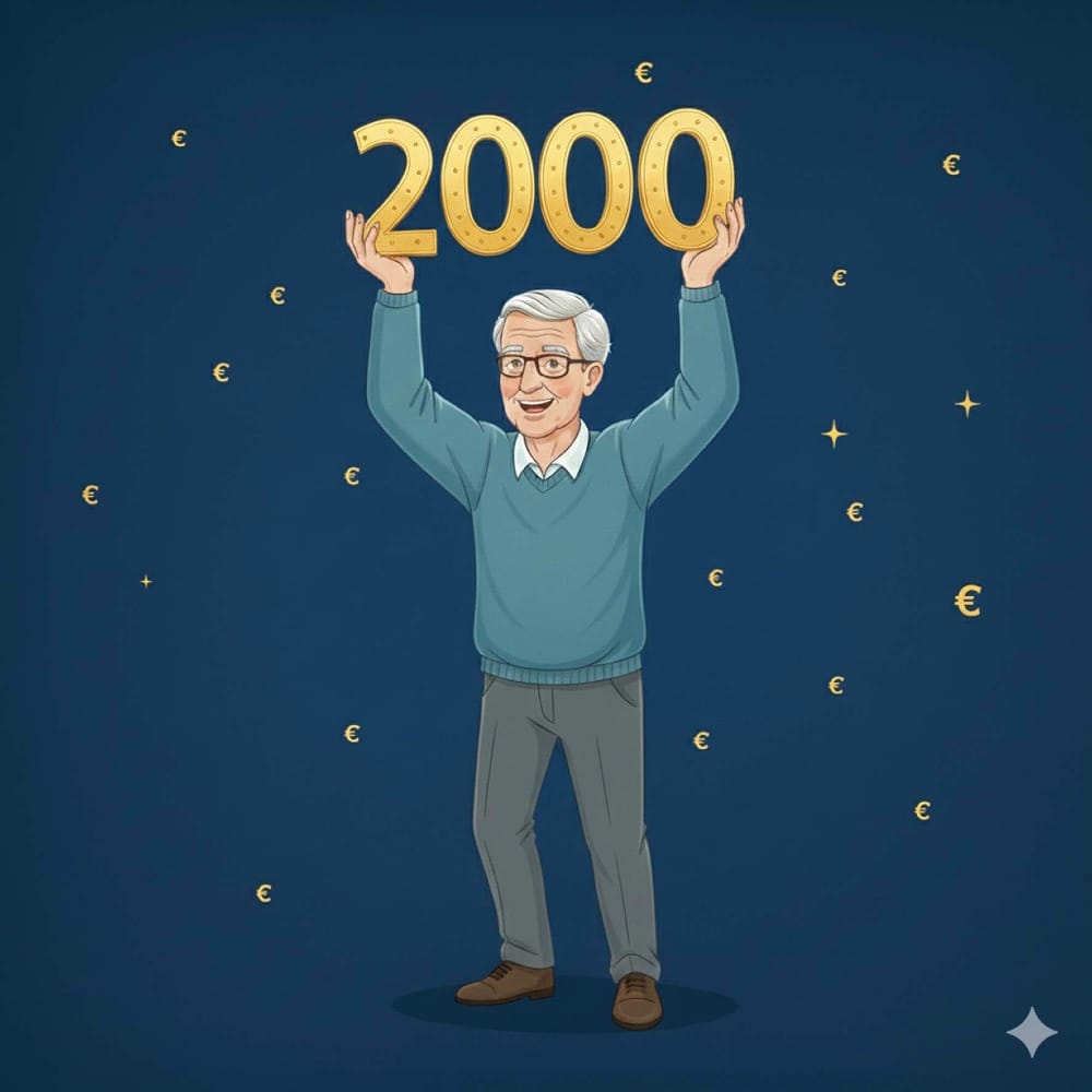 2.000 евро без налогов