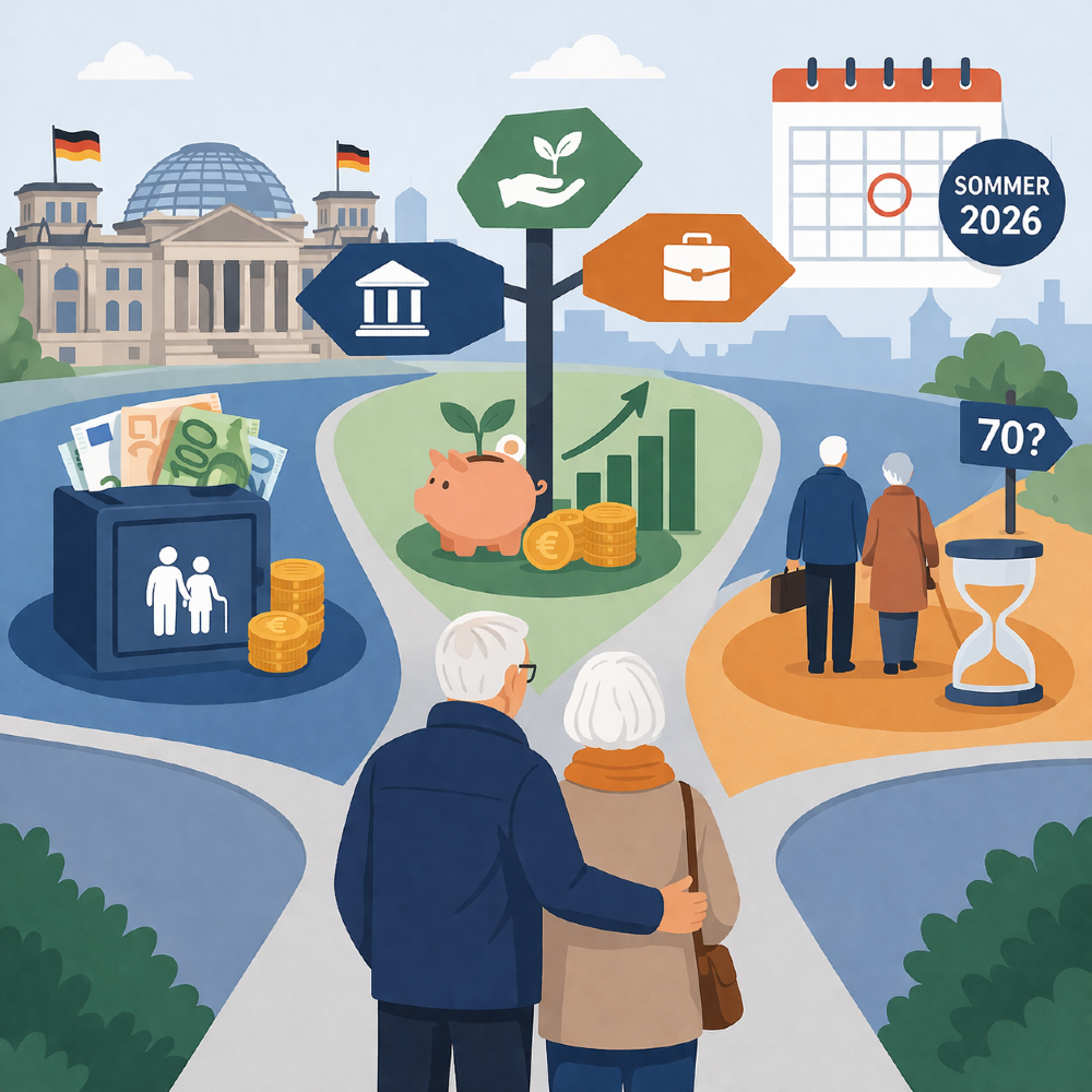 Немецкая пенсия на развилке: что правительство уже изменило и что решат этим летом