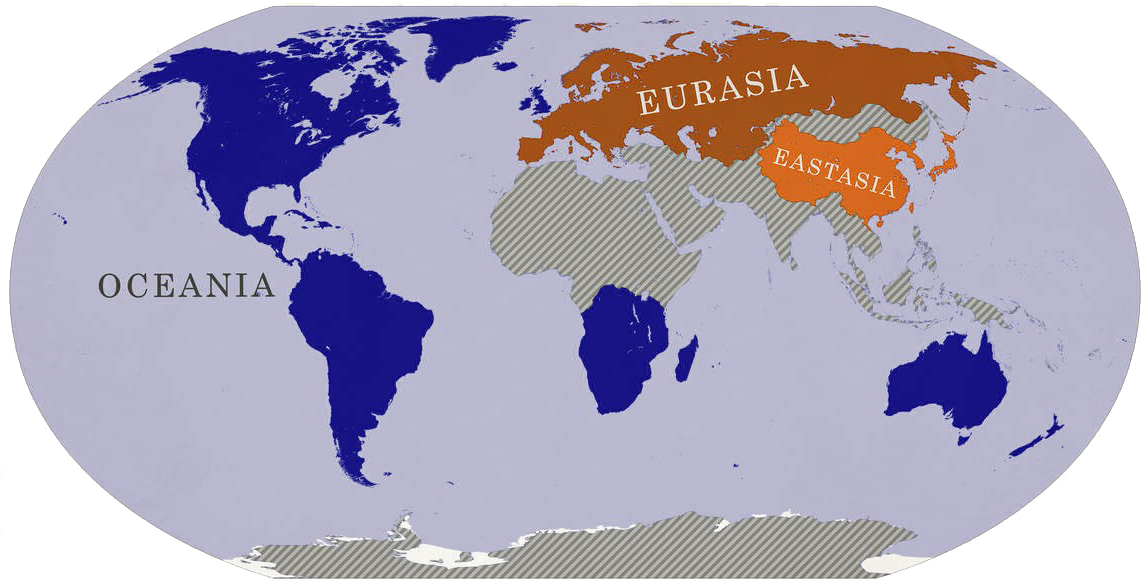 Map of the Orwell's world