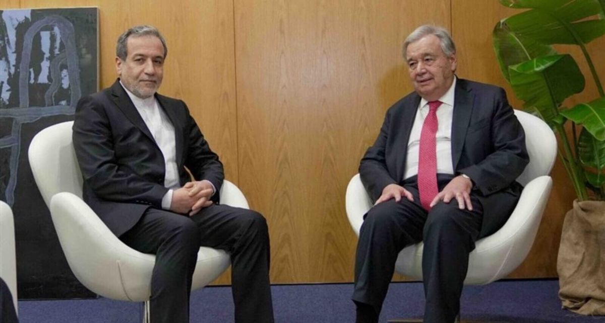 Irán denuncia ante Antonio Guterres el 'doble lenguaje' en la guerra de agresión de Estados Unidos e Israel