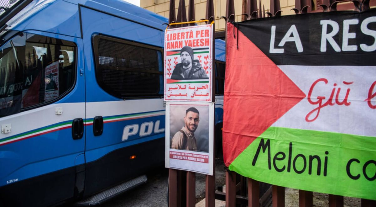 Italia encarcela a un palestino por videos en su teléfono