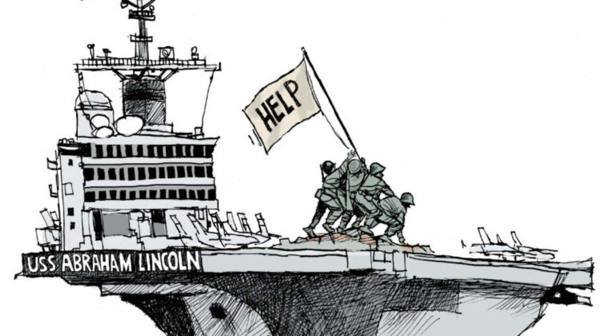 SOS de un portaaviones de EEUU: el USS Abraham Lincoln