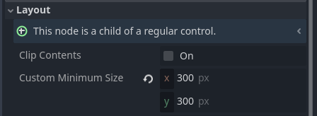 control node "custom minimum size" settings