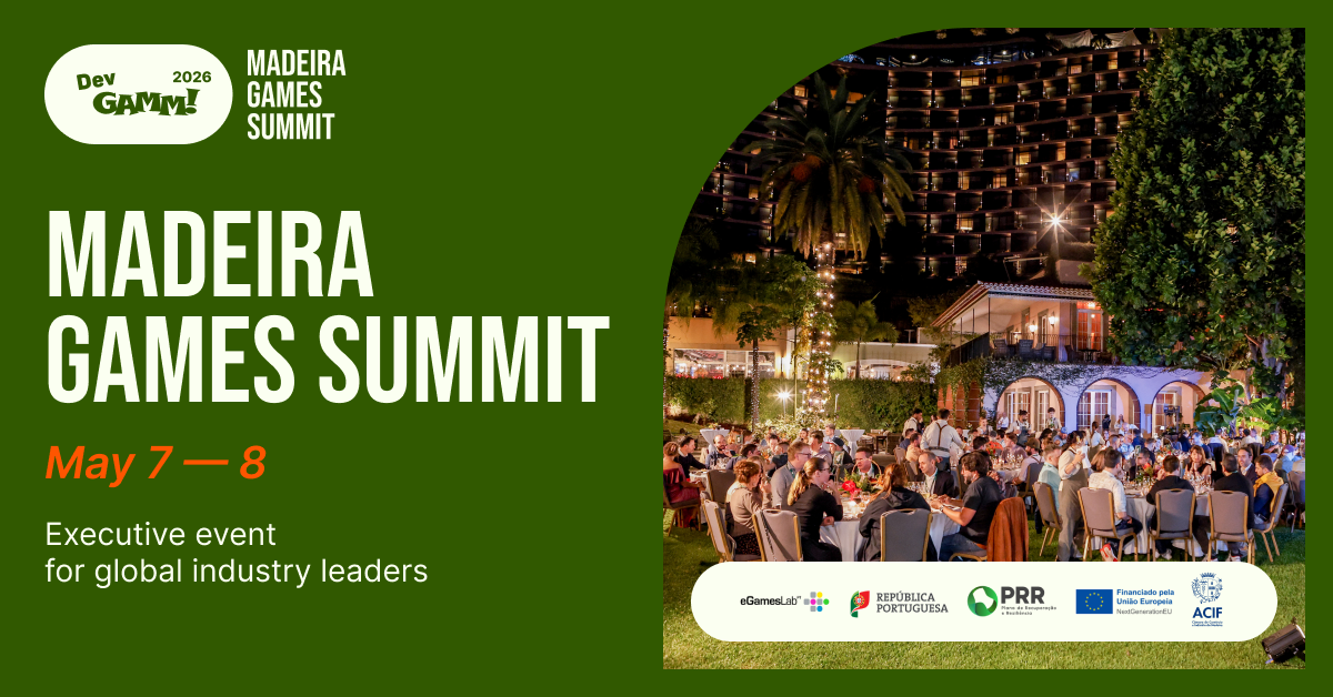 Official banner of Madeira Games Summit 2026