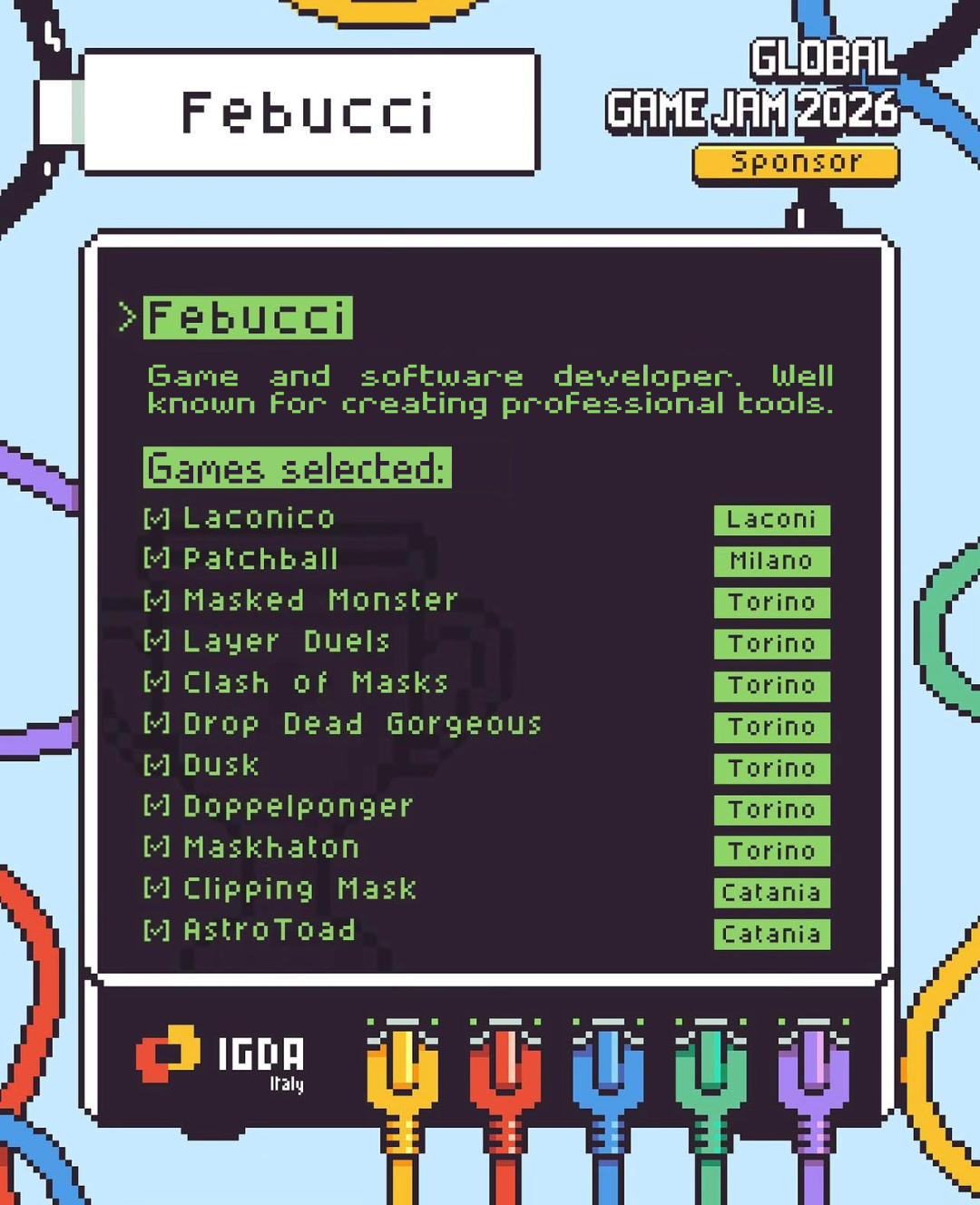 IGDA Italy Instagram post (Febucci)