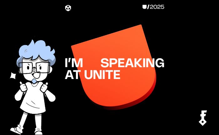 I'm giving a talk, a panel and livestream at Unite 2025!