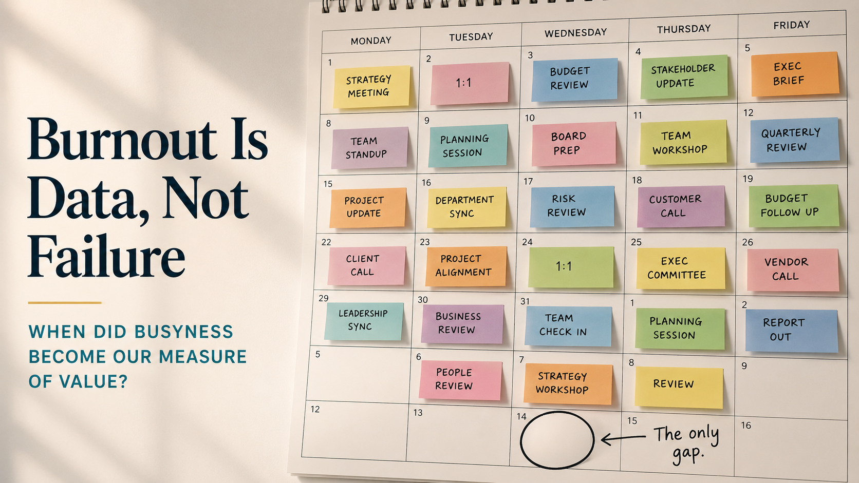 Burnout Is Data, Not Failure