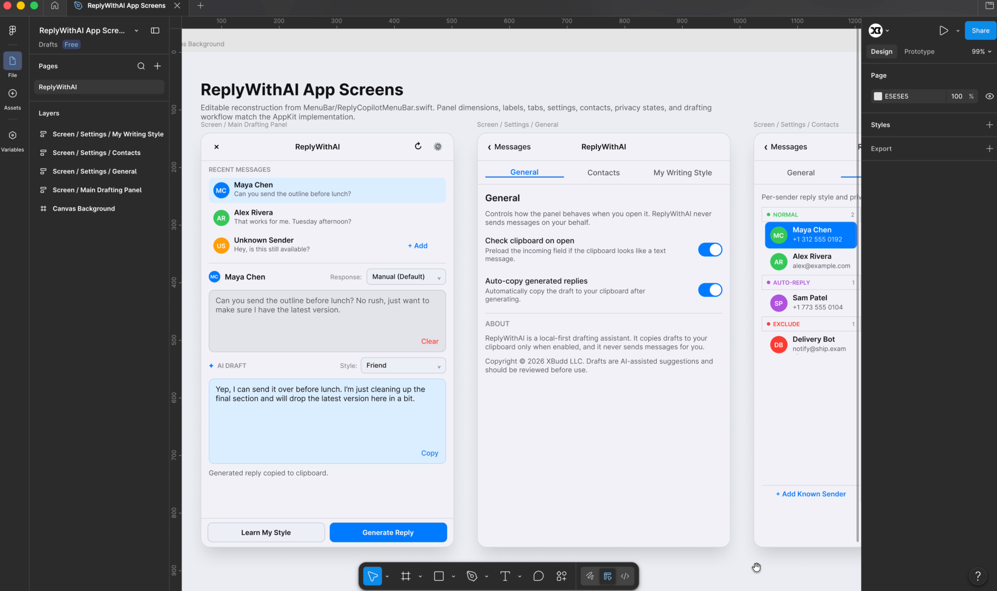 Codex's Designs in Figma