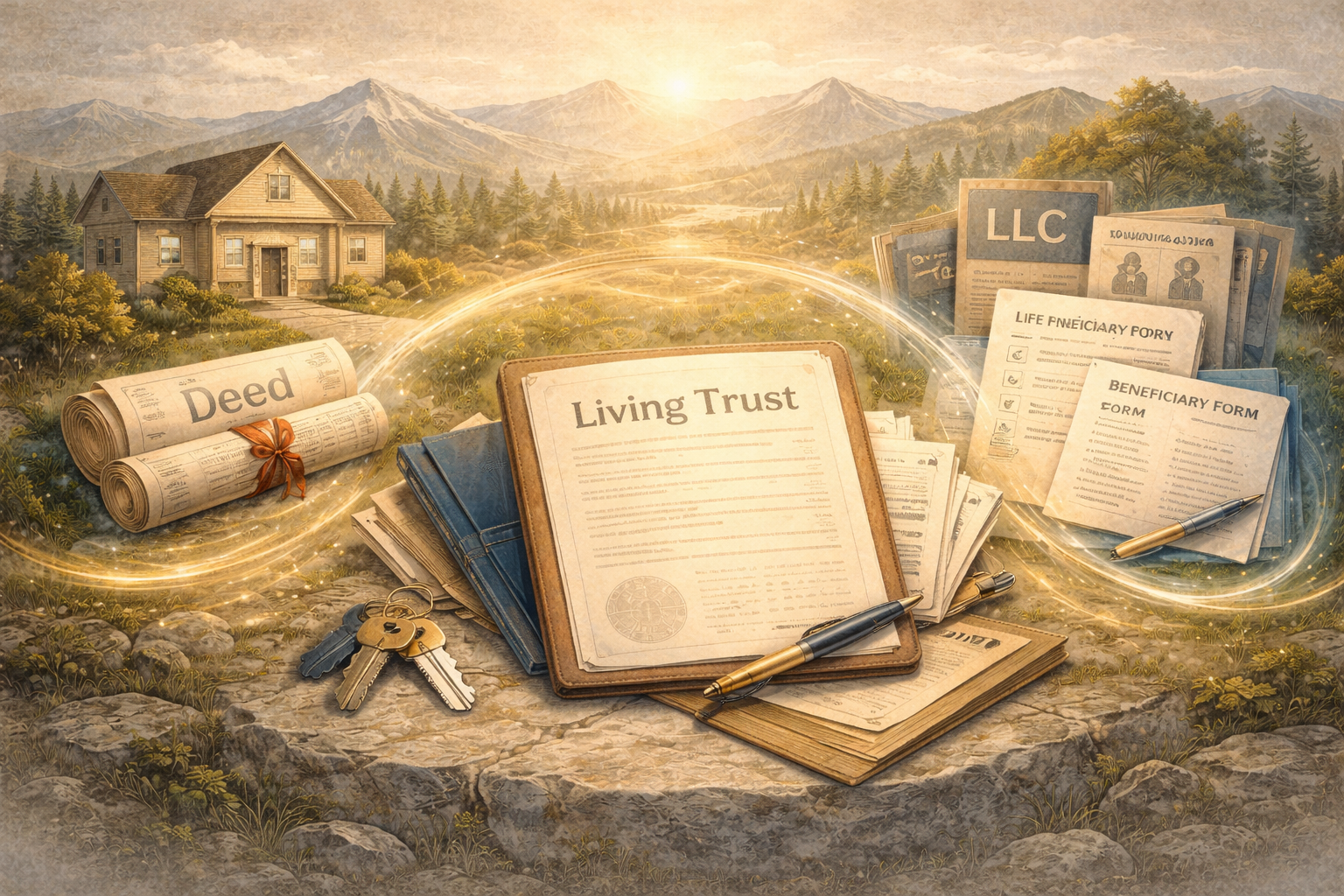 How to Coordinate Your Colorado or Wyoming Living Trust With Property Titles and Beneficiary Designations