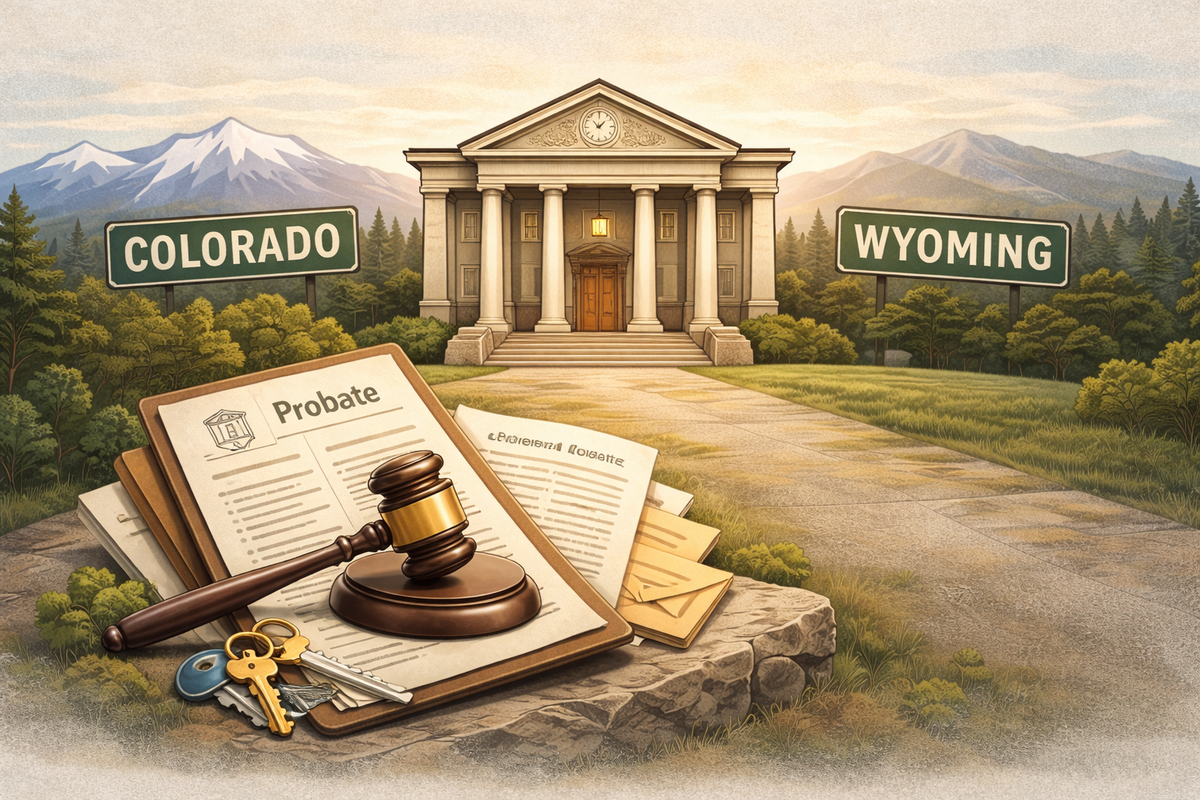 How Probate Works in Colorado and Wyoming