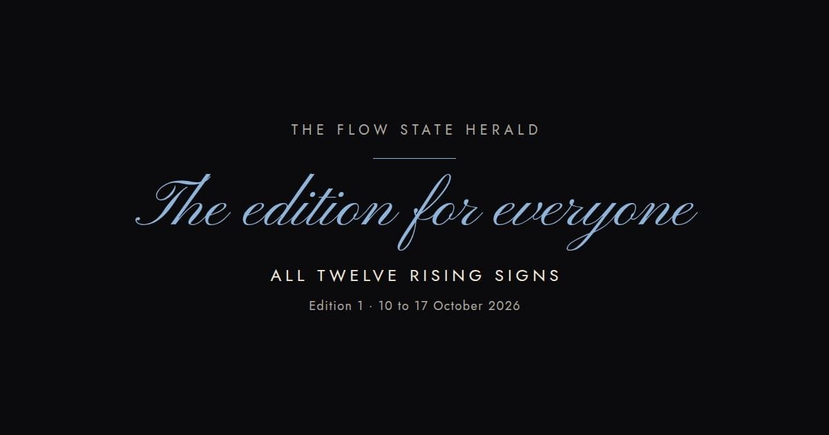 The Flow State Herald: Edition 1