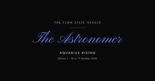 The Flow State Herald: Edition 1, the Astronomer (Aquarius rising)