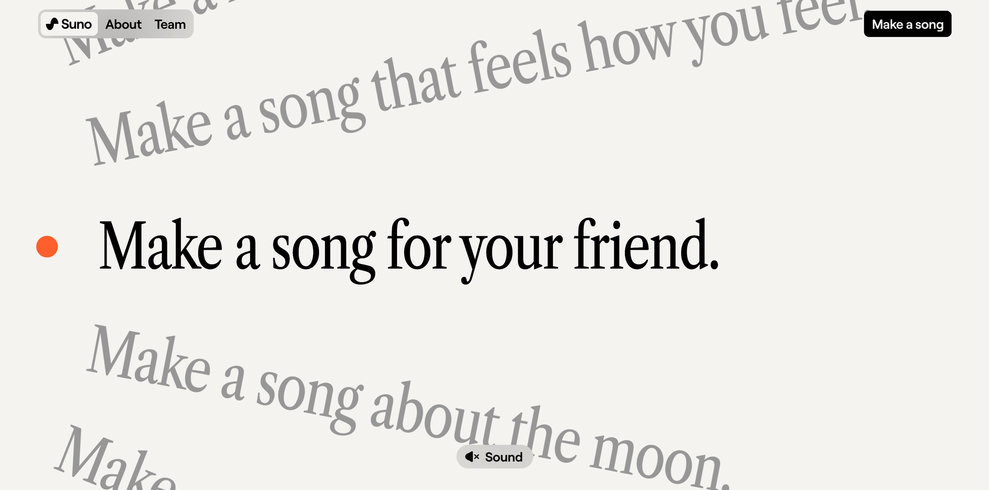 Suno Ai Landing Page