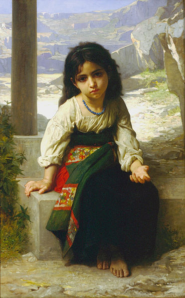 Bouguereau-La Petite Mendiante