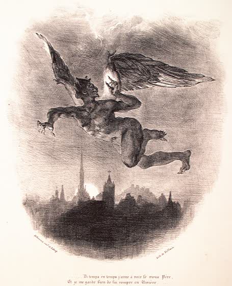 Delacroix Mephistopheles