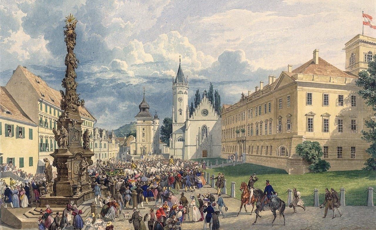 Castle Square, Teplice, Czech Republic